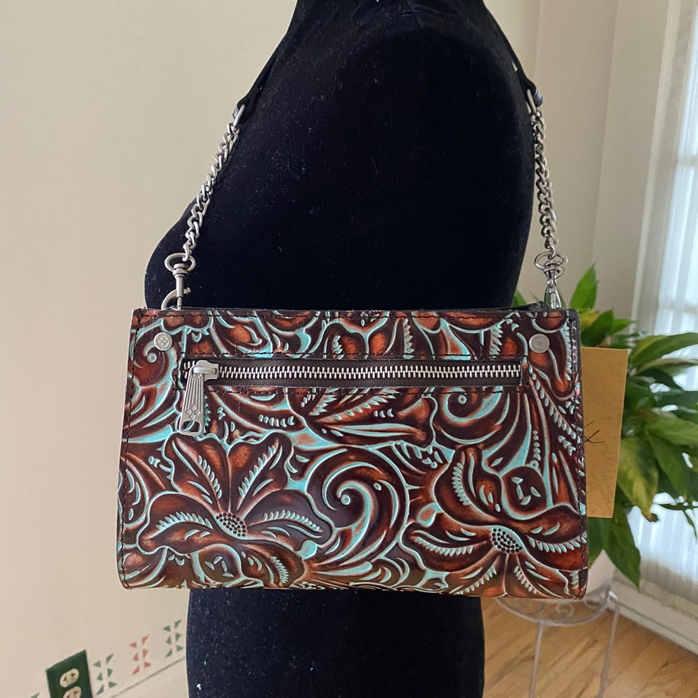 Patricia Nash Turquoise Turati Crossbody - NWT
